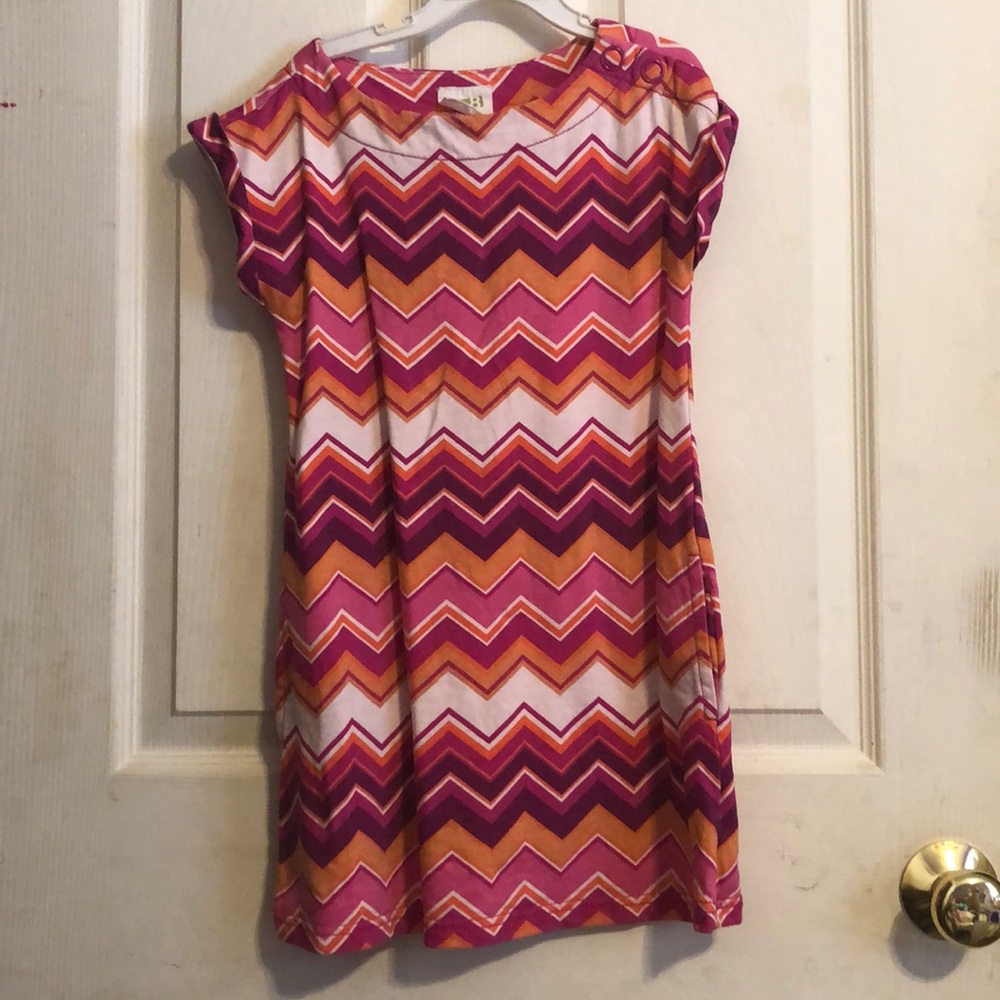 Crazy 8 ZigZag play dress w/pockets